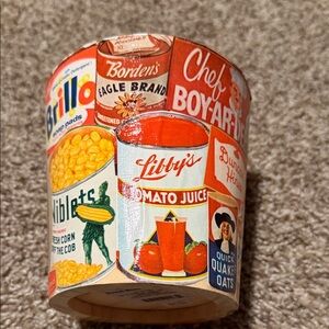 Vintage Food Label wooden container - a piece of Americana for your kitchen!